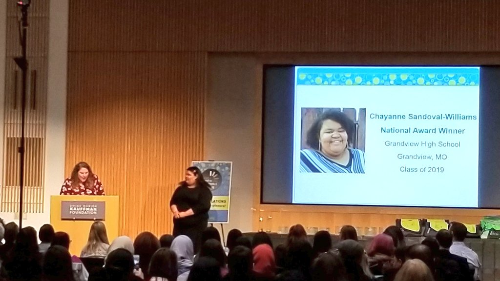 TMobileAccel's tweet image. Thank you for inviting us to join @NCWIT&apos;s speed networking &amp;amp; Award for Aspirations in Computing. Congrats to Chayanne Sandoval-Williams on her National Award &amp;amp; all today&apos;s local winners! #powerofKC #STEM #techKC