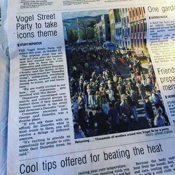 Huge thanks to the ICONIC #OtagoDailyTimes for helping us spread the good word for our #Dunedin #Icons them this year!