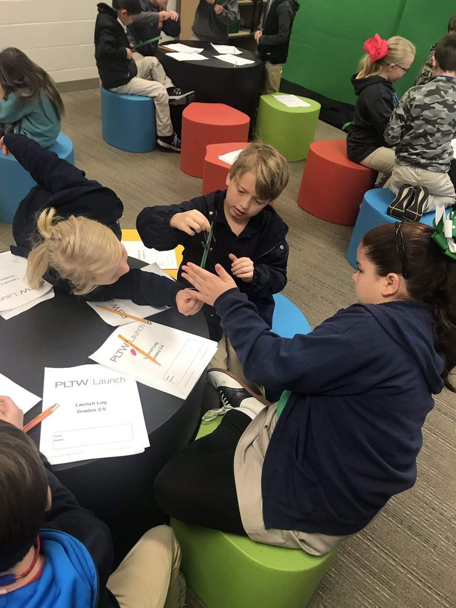 KerraMiddleton's tweet photo. Launching PLTW Module-Stability and Motion: Science of Flight
Learning about balanced and unbalanced forces.  #pltw #flight #twetigers #mcpss https://t.co/UHtcYG8Ao6