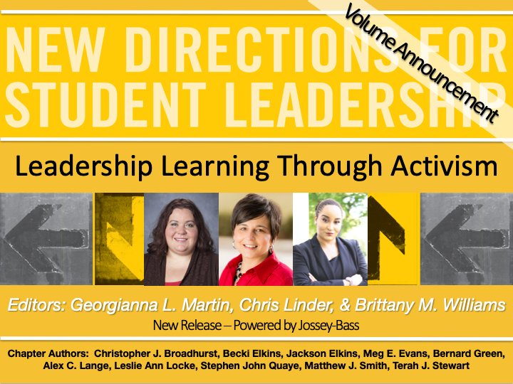 Issue Release Alert! NDSL Issue 161 on Leadership Learning Through Activism is available.  Check it out #salead #sapros #sagrad @Geomartin29 @proflinder @Ms_BMWilliams