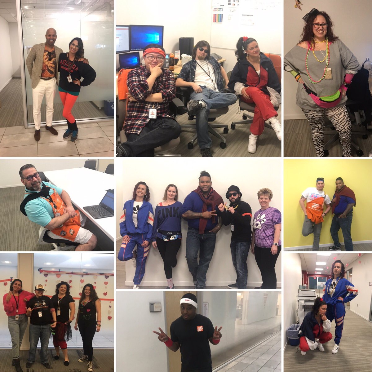 THD Tempe Contact Center: “PARTY LIKE  IT’S 1987”- to celebrate our site’s 87 on our VOA survey!