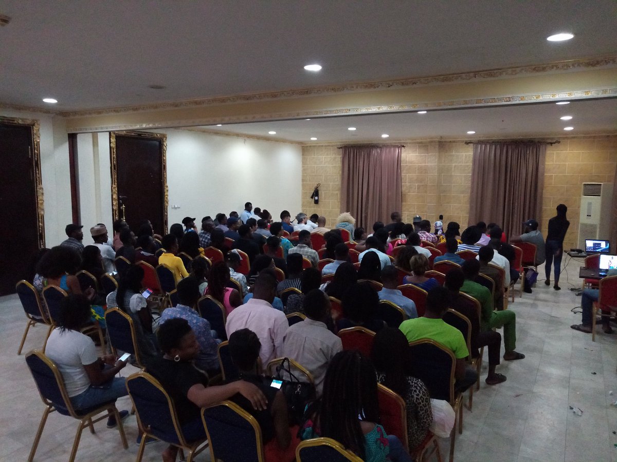 engageradiong's tweet photo. Thank you to everyone that listened to the #alsopenmic . We had a swell time.

Watch out for the next! Thanks to 
@ALSAbuja for hosting

#Engageradio: Our Studio is at the next big event https://t.co/CY37E6sClK