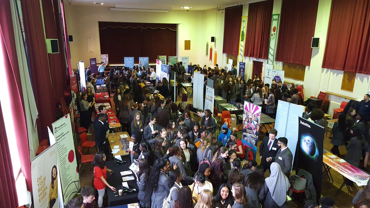 Today our students attended an Amazing Careers Fair at @TownleyGrammar! Thank you to everyone who came to present all the exciting opportunities. #Careers #HigherEducation