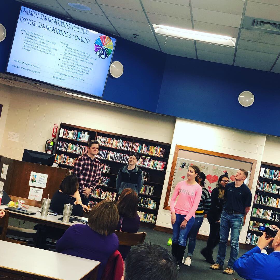 LCHSSources's tweet photo. Some of our Sources of Strength members presented about SOS to the LCHS staff today. They did a great job! #lcsos https://t.co/M8UcpiRAew