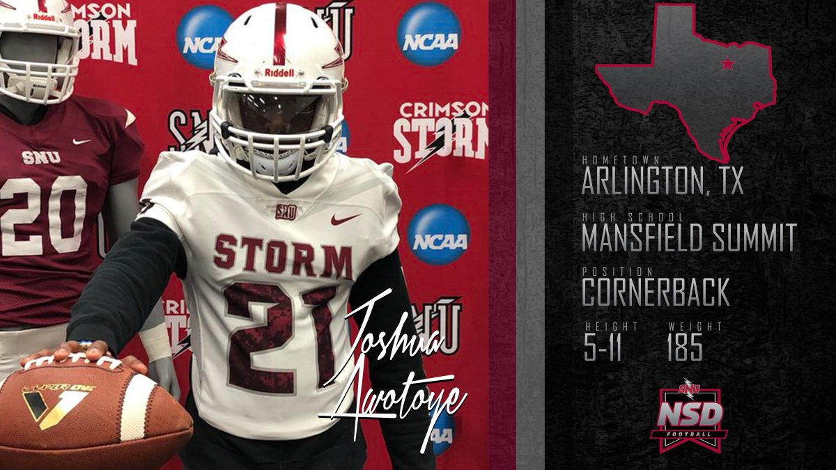 SNUFootball's tweet photo. Out of Arlington, Texas, welcome to the family @Joshh5k. #StormInbound #BoltsUp⚡️ https://t.co/GdVzkOBeFk