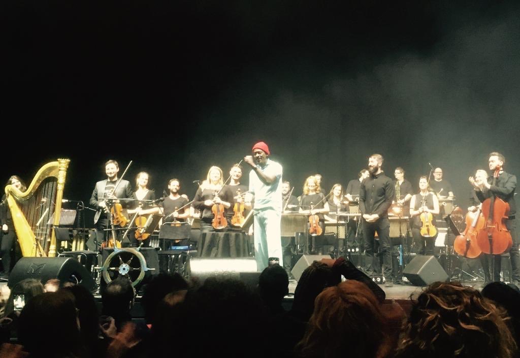 DavidKing237's tweet photo. An amazing #WesAnderson themed night, watching @SouJorge and the @HeritageOrc perform #Bowie tribute songs from #TheLifeAquatic with #SteveZissou movie. @AccidentalWes @QuotingWes https://t.co/w3BkXW6l96