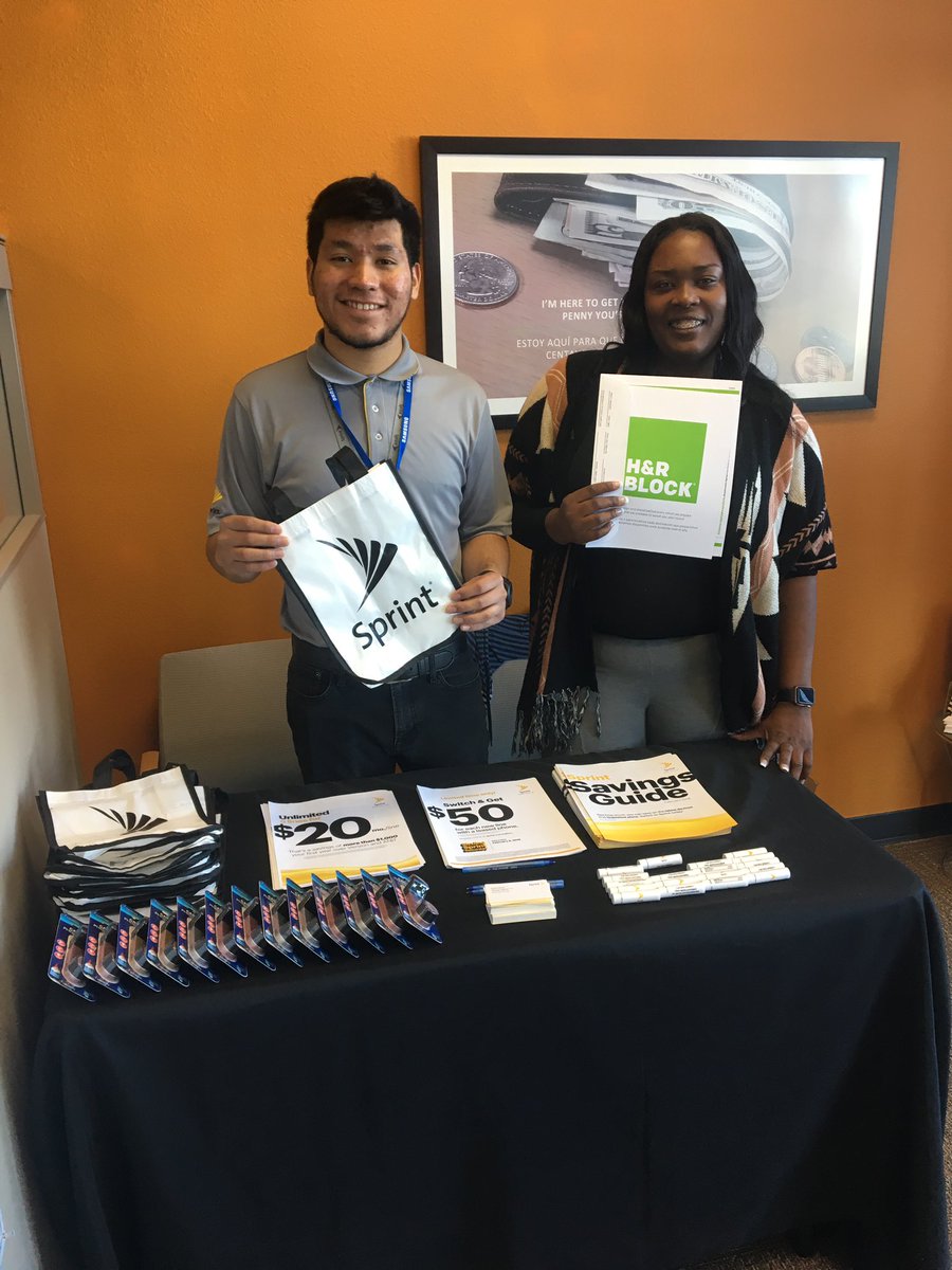 Come on down to the H&amp;R Block and see what amazing deals we have going on if you’re in the area stop in for som free Sprint giveaways!!