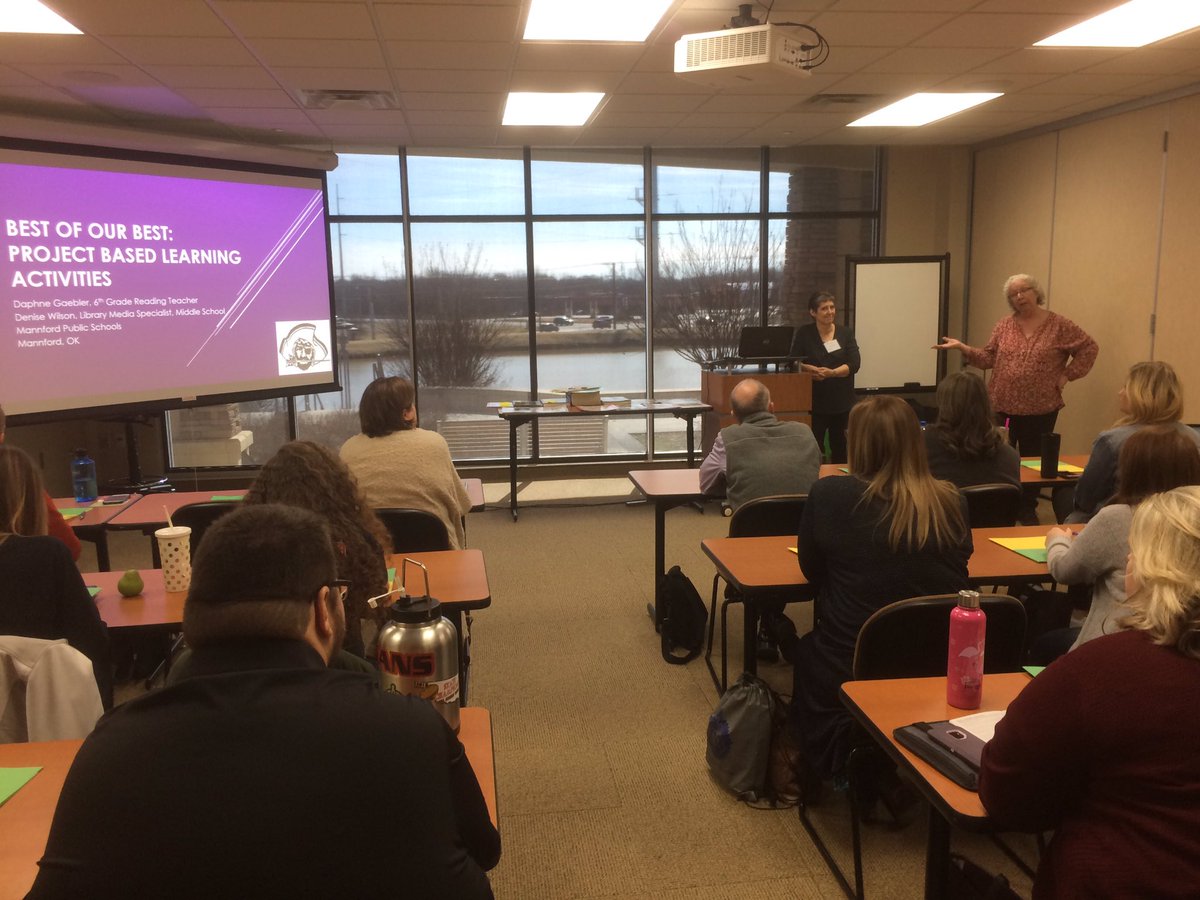 Williamdp's tweet photo. Thank you for great breakout sessions today @MrsBeck25 @KristinAtchley and so many others in the 21 sessions! So much learning!! #LeadLearn19 @OMLEA1 @CCOSA #oklaed https://t.co/vW3y7KgA1W