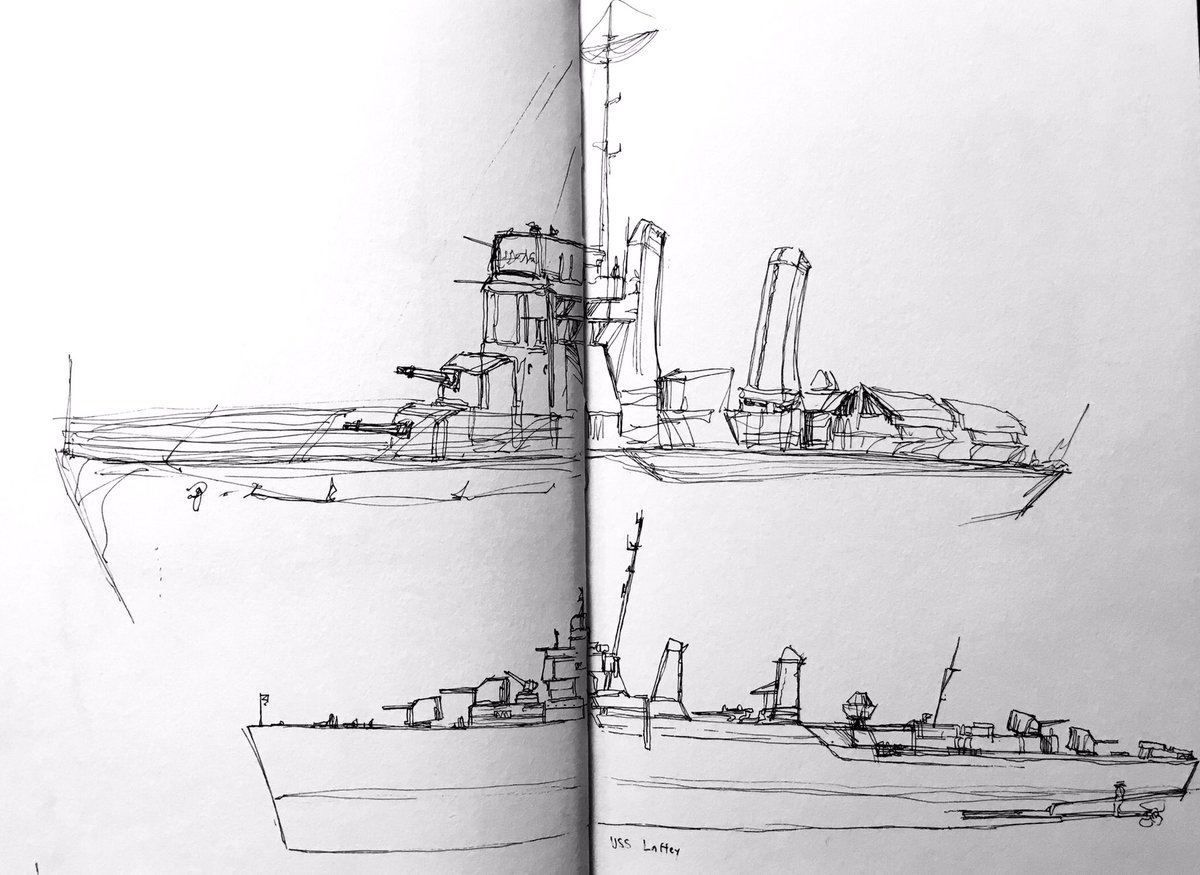 Has your Azur lane obsession ever progressed to the point where you start drawing the real ships? 