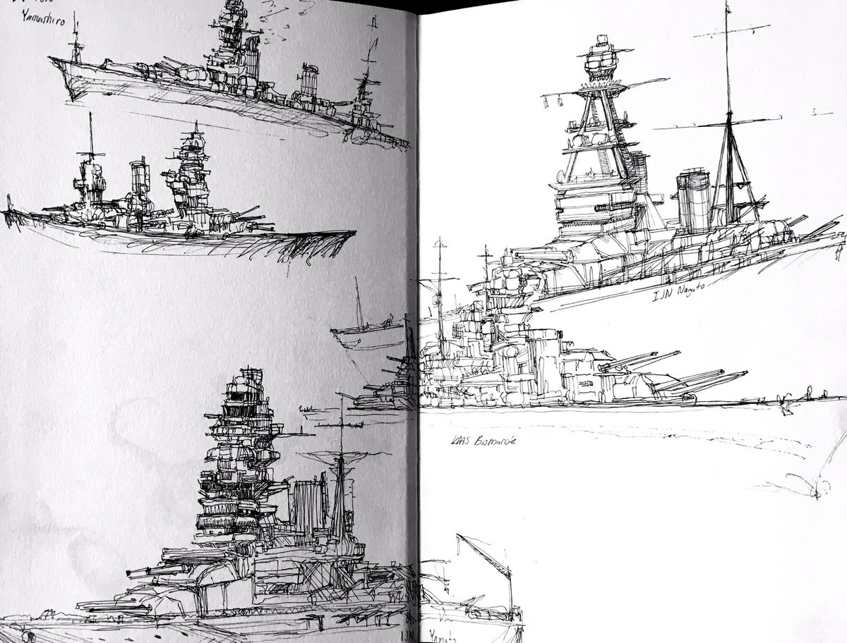 Has your Azur lane obsession ever progressed to the point where you start drawing the real ships? 