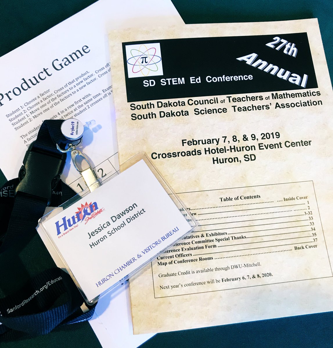 MrsJessDawson's tweet photo. Enjoyed attending the #SDSTEM Conference in Huron learning about gamification, differentiation, and listening to @saravdwerf speak about learning mathematical ideas vs. tricks! https://t.co/VTxj69uf5x