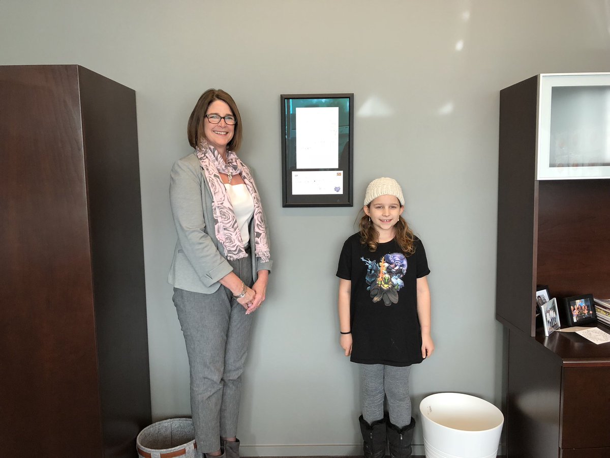 LindaCBuchanan's tweet image. Yesterday I finally met Shelby who wrote me a letter of congratulations for becoming @CityOfNorthVan Mayor. So fun to welcome her Grade 3 class from @queensbury_nvsd to City Hall and discuss ‘how our City works’ #futureleader #runlikeagirl #civicengagement #theirvoicematters