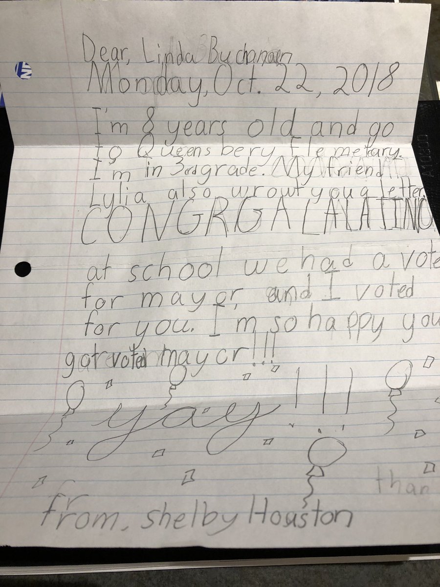 LindaCBuchanan's tweet image. Yesterday I finally met Shelby who wrote me a letter of congratulations for becoming @CityOfNorthVan Mayor. So fun to welcome her Grade 3 class from @queensbury_nvsd to City Hall and discuss ‘how our City works’ #futureleader #runlikeagirl #civicengagement #theirvoicematters