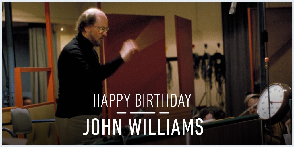 starwars's tweet photo. To a maestro of galactic proportions, a very Happy Birthday to the incomparable John Williams. https://t.co/ZT5fsYmDeG