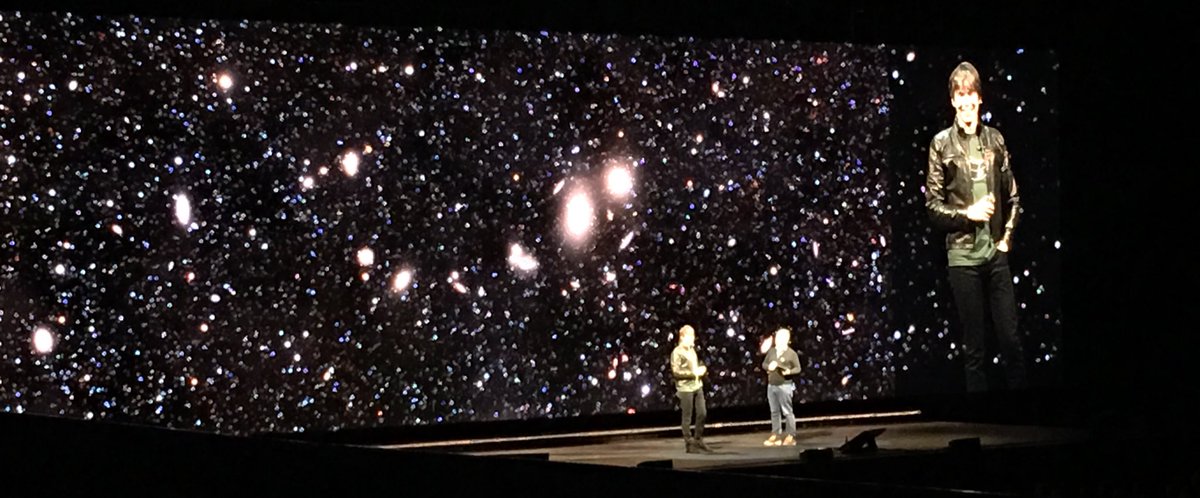 halderson21's tweet photo. Fantastic evening watching @ProfBrianCox in Newcastle. #keeplearning #physics https://t.co/etwVjTJ8Re