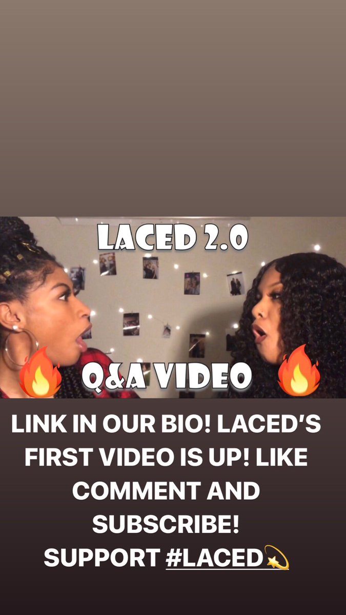 TheLacedProject's tweet image. NEW YOUTUBE CHANNEL! Link in our bio! #SupportLACED💫 Like and subscribe 🔥