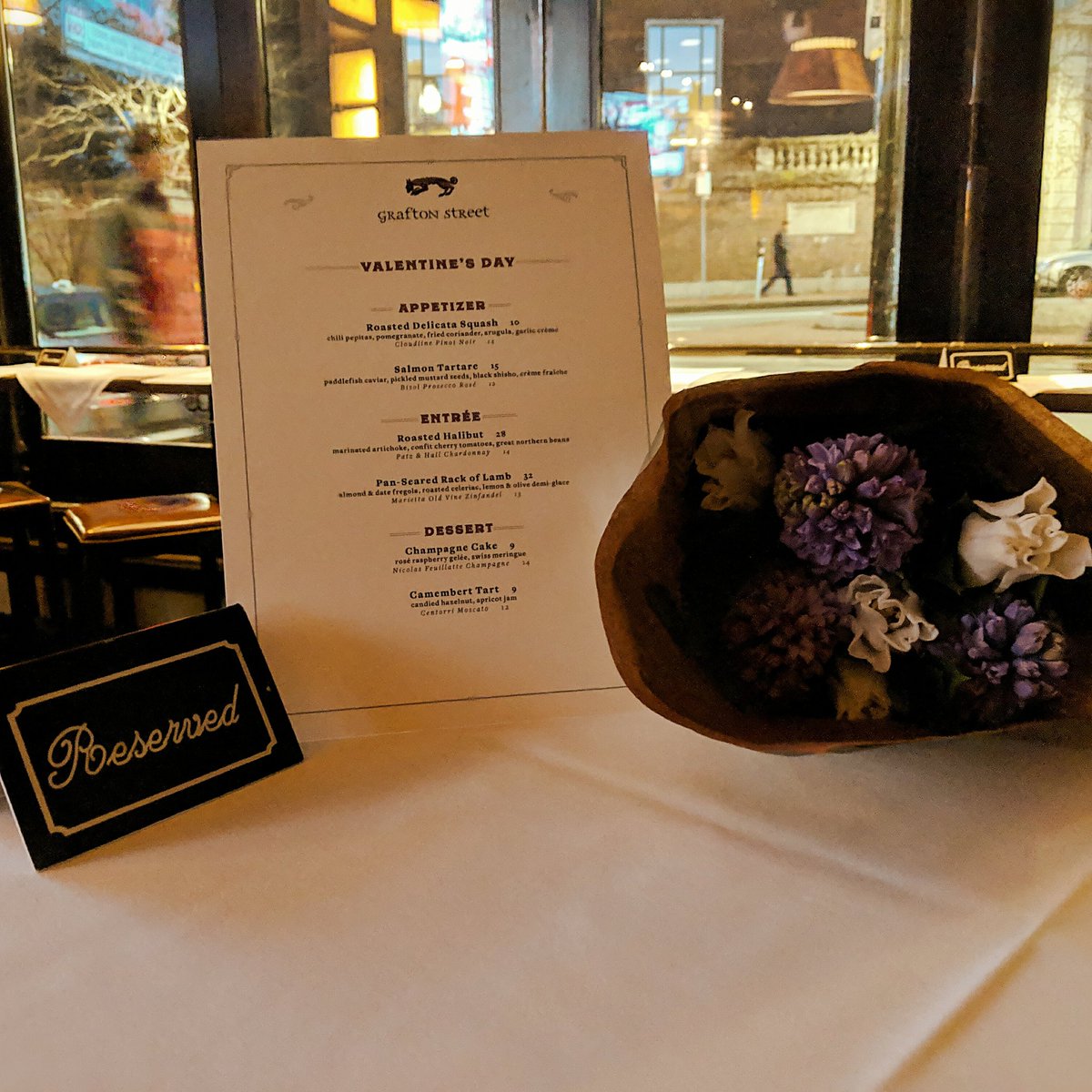 Book your table for Valentine's Day by calling 617-497-4900 or visit Graftonstreetcambridge.com @petali_flowers_boston #petaliflowers #graftonoriginal #cambridgema #harvardsquare #valentinesday