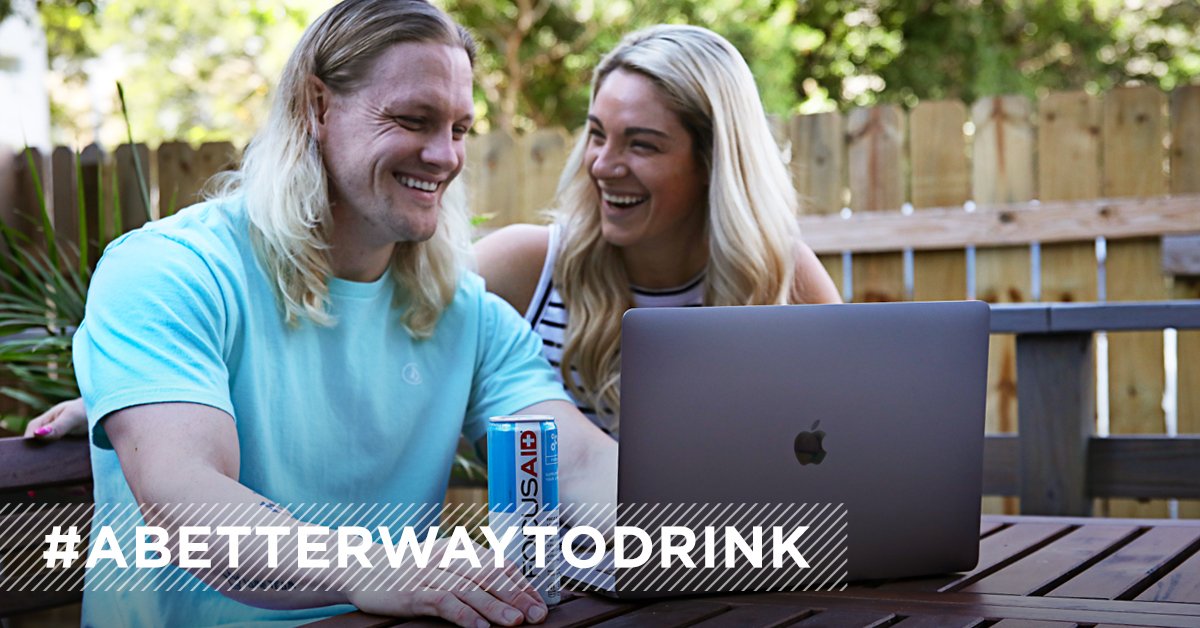 Stand by your can - show the world that FocusAid is #ABetterWayToDrink.

Post a photo or video with FocusAid on Insta, FB or Twitter using the hashtag #ABetterWayToDrink for your chance to be featured. If selected you'll receive a FREE case of the LIFEAID product of your choice!
