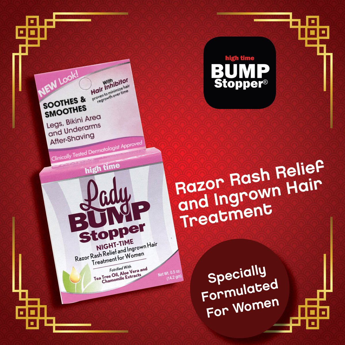 High Time Products On Twitter Treat Ingrown Hair While You Sleep