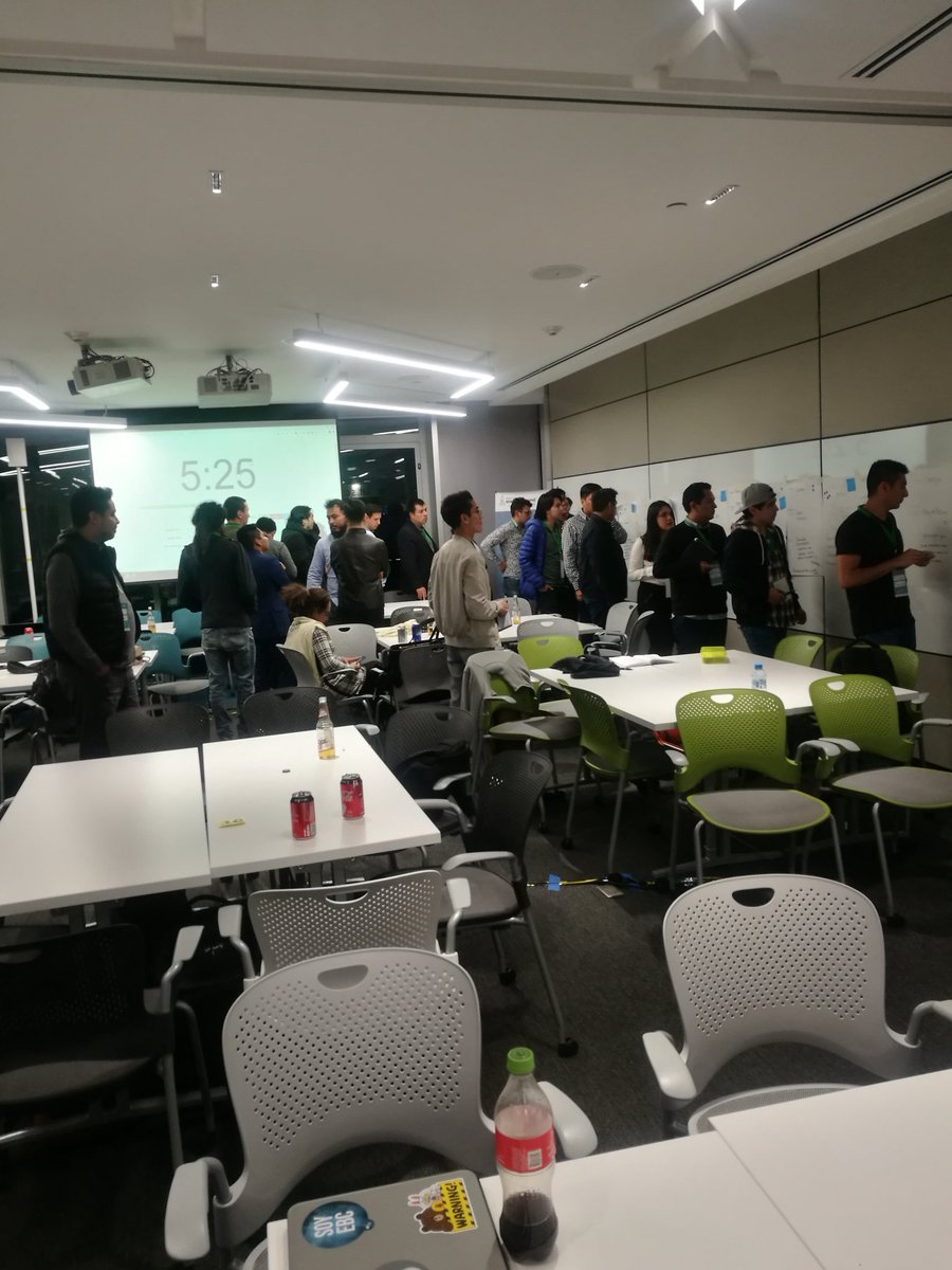 gcarrillomonroy's tweet photo. A elegir las 18 ideas de 45 presentadas para trabajarse este fin de semana, ya elegí mi top 3! #SWFintech @BBVAInnovation @StartupWeekend @SWMexico https://t.co/2n4u3UgLdc