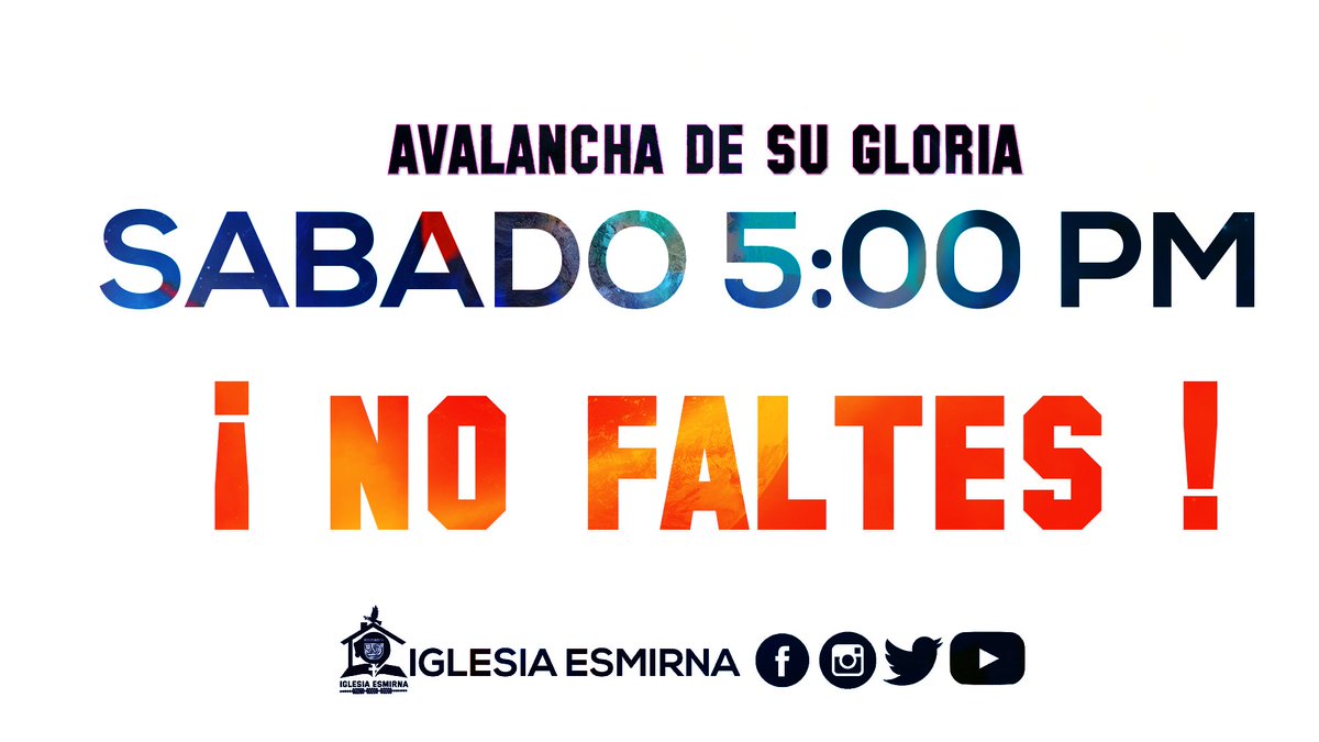 #avalanchadesugloria