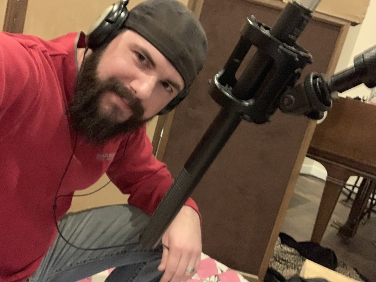 BlueCreekPro's tweet photo. Recording Foley (sound design) for the soon to be released movie  “Float Trip”. This might be becoming my favorite part of recording. 😬 
#bluecreekproduction #floattrip https://t.co/6Ke4PdrmFb