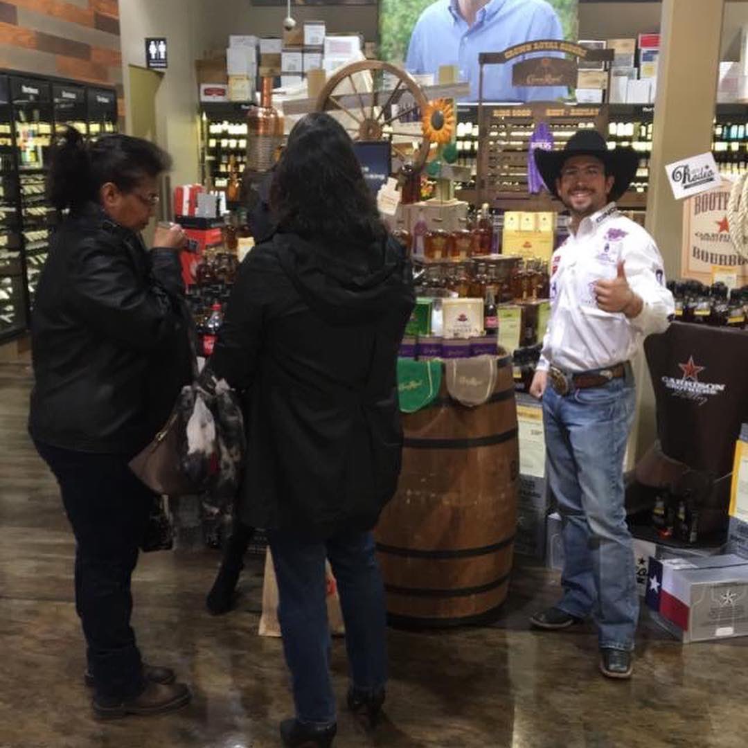 Signing <a href="/TotalWine/">Total Wine & More</a> La Cantera parkway in San Antonio from 5:30 to 6:30 stop by if you’re in the area and sample <a href="/CrownRoyal/">Crown Royal Official</a>!
@PRCrownRiders <a href="/CinchJeans/">Cinch Jeans</a> @Resistolhats <a href="/BEXSunglasses/">BEX Sunglasses</a> <a href="/CTCustoms1/">CTCustoms</a>