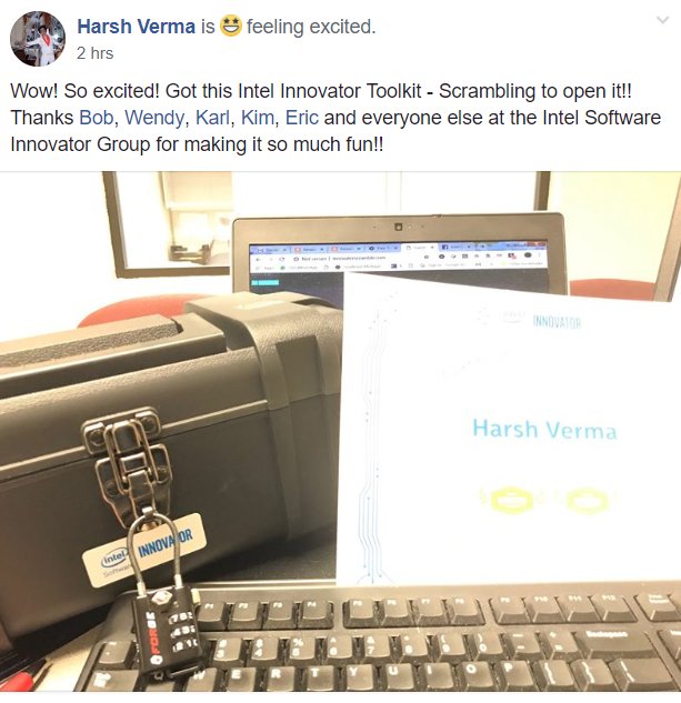 bobduffy's tweet photo. So fun to see #intelinnovators all over the world working to open our end of year kits.  Keep scrambling Harsh, you'll get it :-)
... note while I've seen people break the code, there still something I've yet to "hear" about https://t.co/wg4d3ALlEt