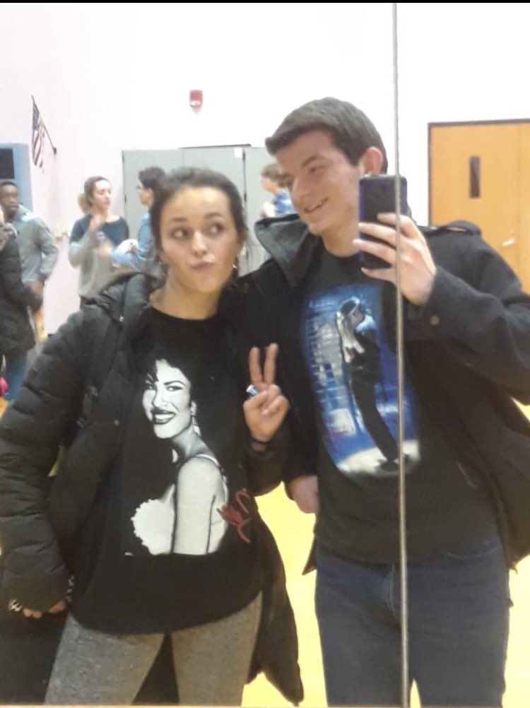 PennTheatre's tweet photo. Two of our ensemble members taking a break during the rigorous dance rehearsals!! #penntuck https://t.co/GUtfyYVnhU