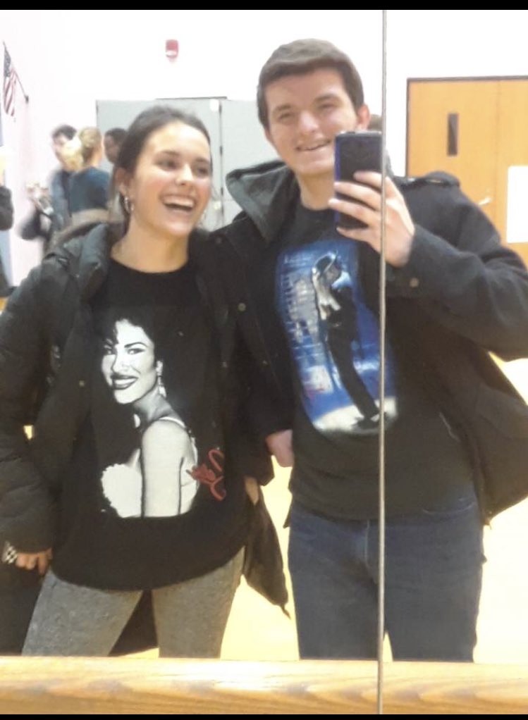 PennTheatre's tweet photo. Two of our ensemble members taking a break during the rigorous dance rehearsals!! #penntuck https://t.co/GUtfyYVnhU