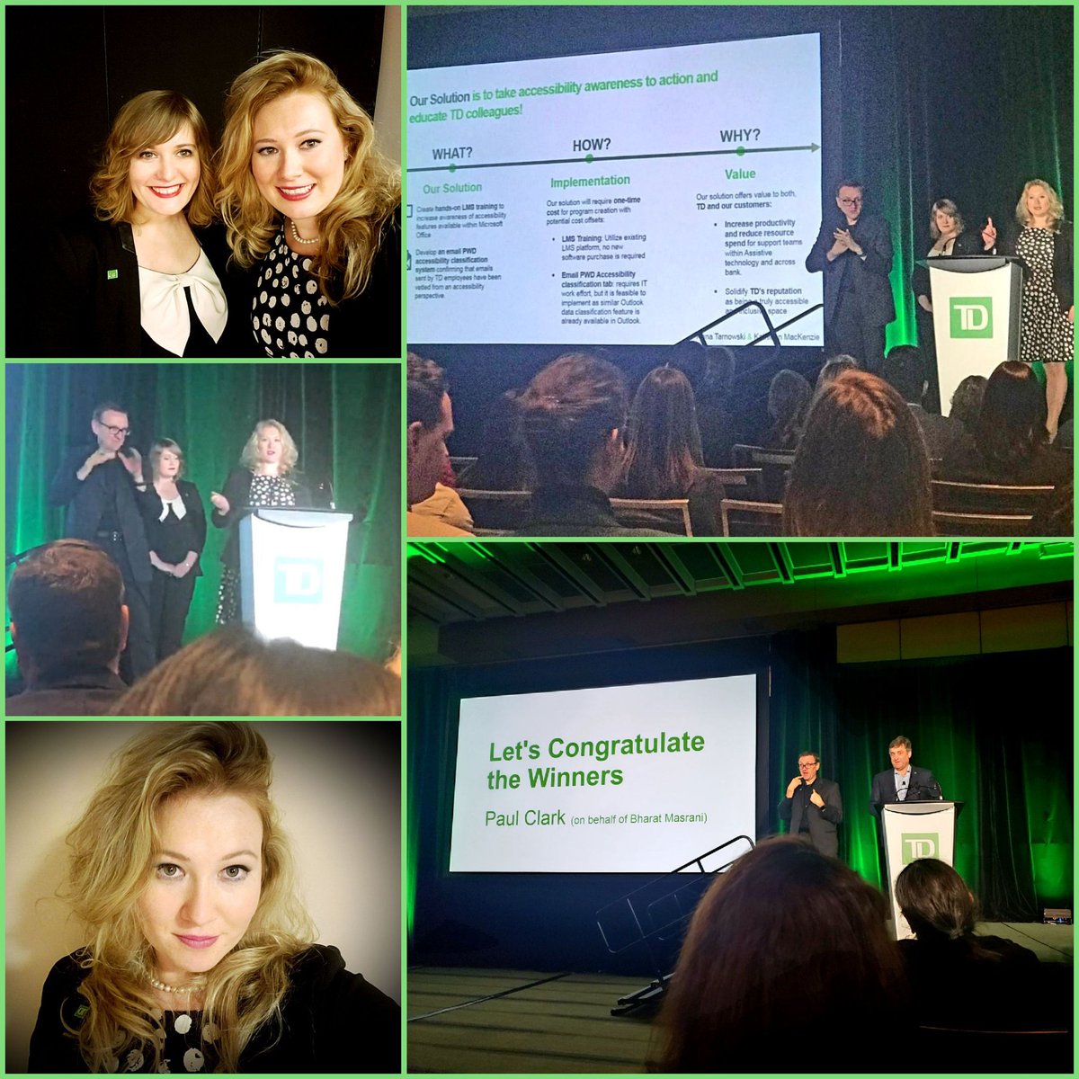 "The key to barrier-free workplace is YOU!" Today I have been privileged to attend #TDPWD Event and present our winning ideathon solution on how to make #accessability as part of our day-to-day activities at TD. It was eye-opening experience! #TD_Canada #inclusionmatters