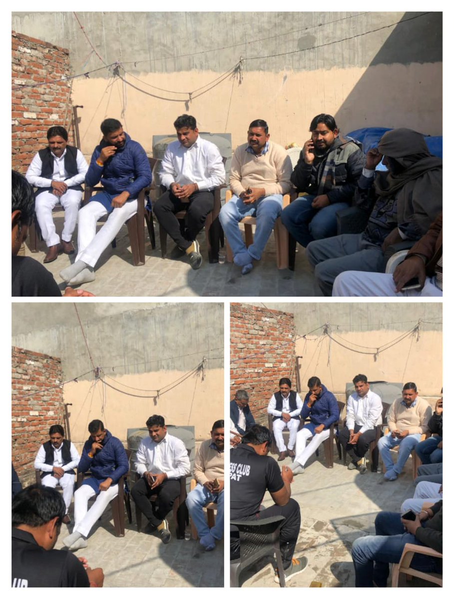 Bhargavkuldeep7's tweet image. आम आदमी पार्टी  के करनाल लोकसभा अध्यक्ष( सोशल मीडिया) श्री कुलदीप शर्मा जी की माता की रस्म क्रिया में आम आदमी पार्टी के  हरियाणा प्रदेशअध्यक्ष @NaveenJaihind जिलाध्यक्ष राम रतन शर्मा जी, दिनेश प्रताप जी,  @AnoopShandu ,@SoyabAlam786 , डॉ अजय शर्मा जी अपनी संवेदनाएं व्यक्त करते