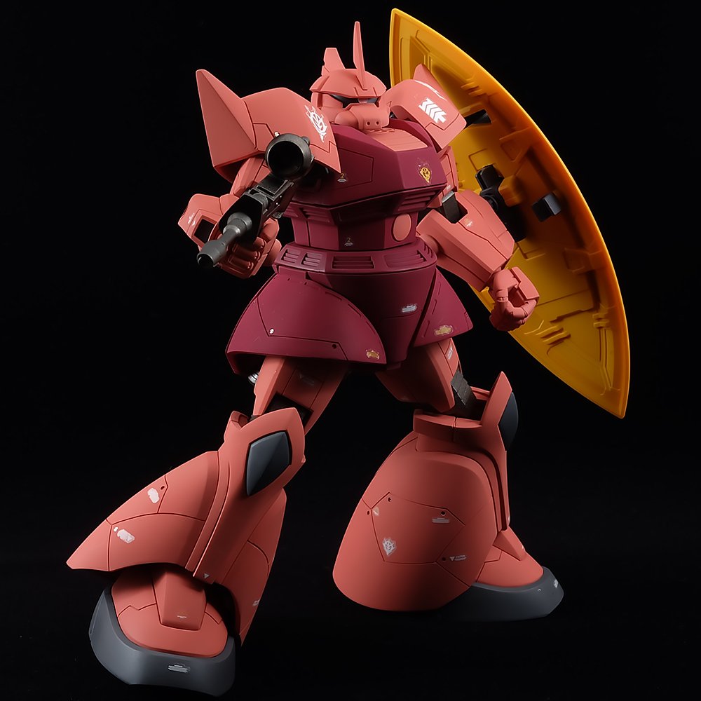 ガンプラHGシャア専用ゲルググ塗装改造品