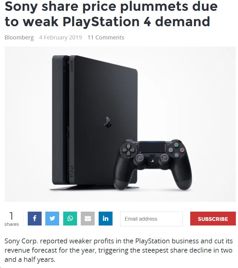 RubyJericho's tweet image. $SNE $NTDOY $MSFT 

mybroadband.co.za/news/business/…

Sometimes picking stocks isn't about picking winners, @Sony 's shares are up due to a stock buyback in the hopes of mitigating their @Playstation bad news.

Nice hat trick, but how many times can they do it?