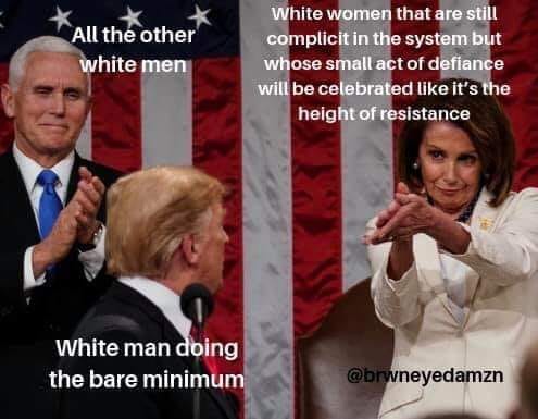 yclaes623's tweet image. So true. 
Establishment Dems acting as though Pelosi did something brave, like stand up to her corporate donors and support Medicare For All or a Green New Deal. She has done neither. #LowBar
@WhoopiGoldberg