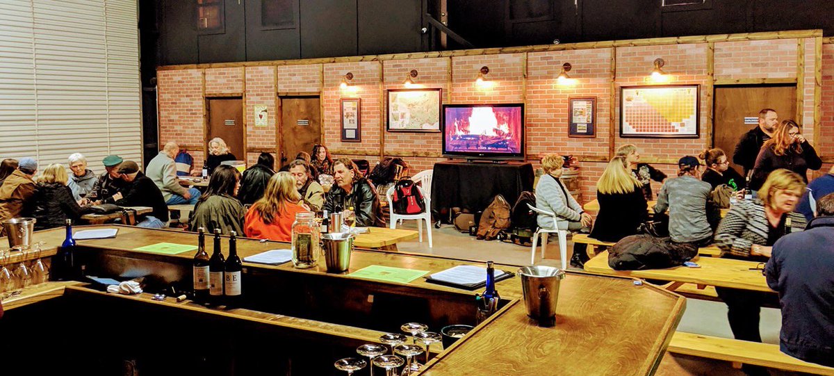 BlueEpiphanyVin's tweet photo. It might be cold outside but things are heating up at Open Mic Night at Blue Epiphany!  Come on out and listen to some great local artists and enjoy some award-winning wine! https://t.co/c4XS1WzNeH