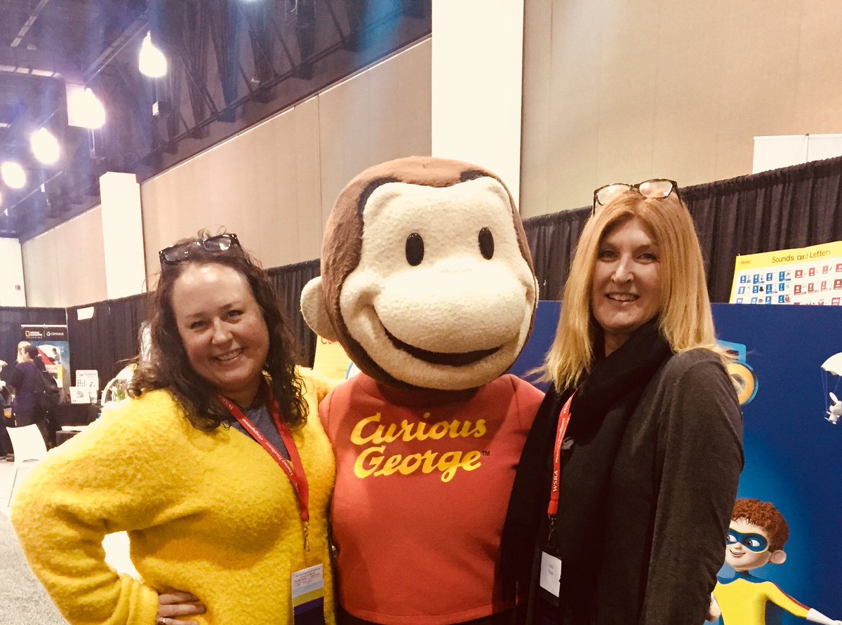 HollyAnnNelson's tweet photo. #WSRA19 #SDNBreads #SDNBLearns @IkePrincipal @IkeSDNB Holly Nelson, Literacy Coach and Linda Maas, Librarian ...Reading is our passion for students, and you are never too old for books or Curious George! https://t.co/B8pPPFMmUQ