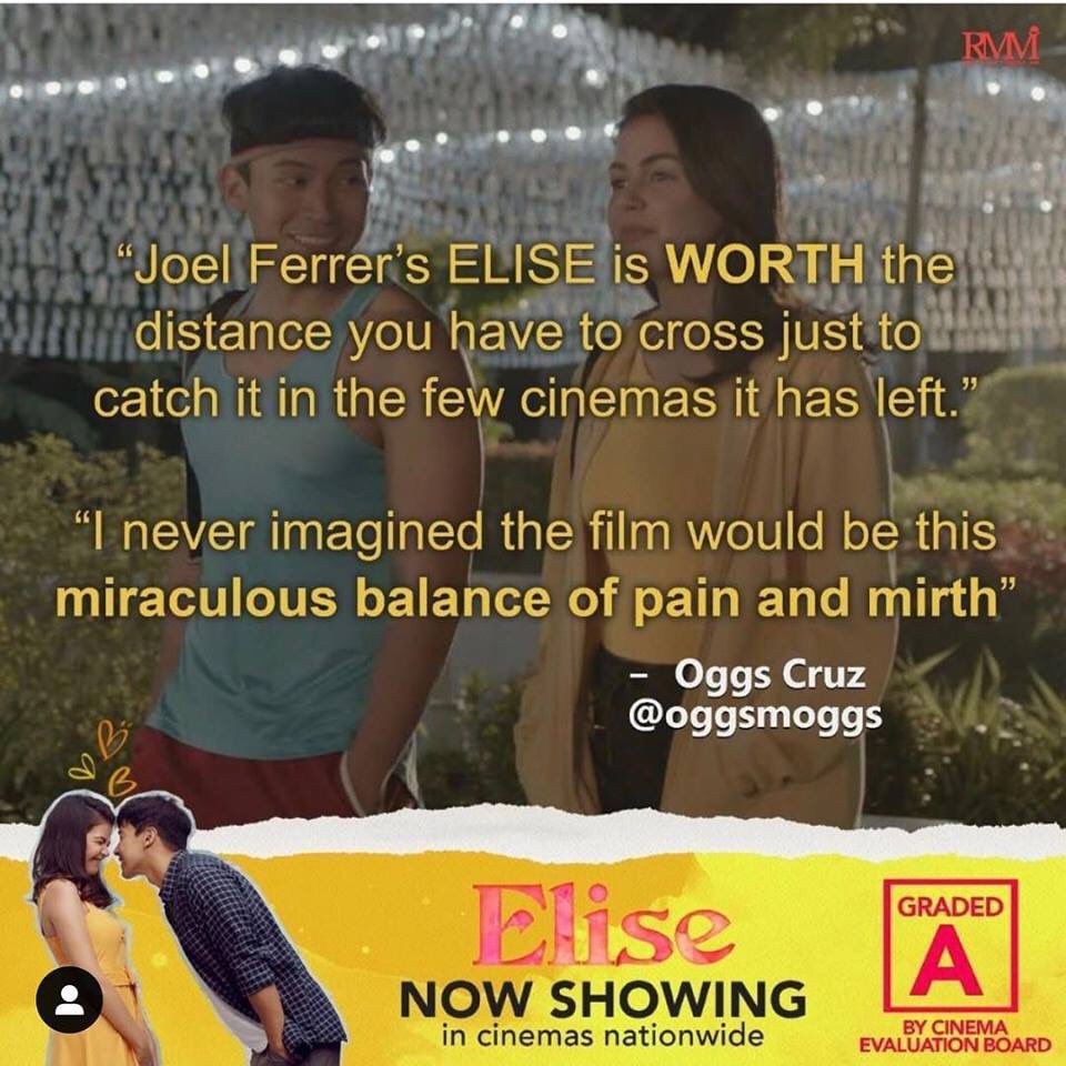 #SaveELISE 

@smcinema
@ayalamalls
<a href="/ilovesureseats/">Ayala Malls Cinemas</a>
<a href="/robmovieworld/">Robinsons Movieworld</a>
@gaisanocinema