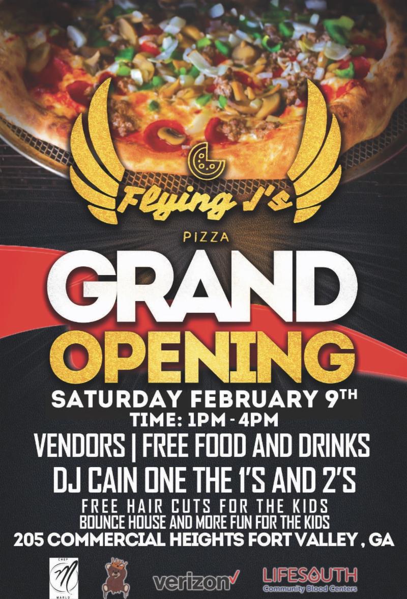 Ribbon Cutting: Flying J's Pizza in Fort Valley conta.cc/2DlcagF