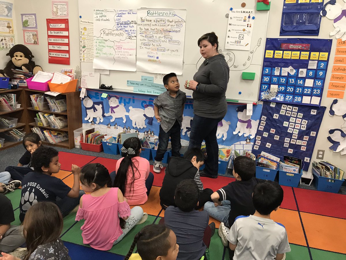 Psustaitaclark's tweet image. . #LRSLOBOS 1st grade teachers practicing their #mathroutines #clotheslinemath