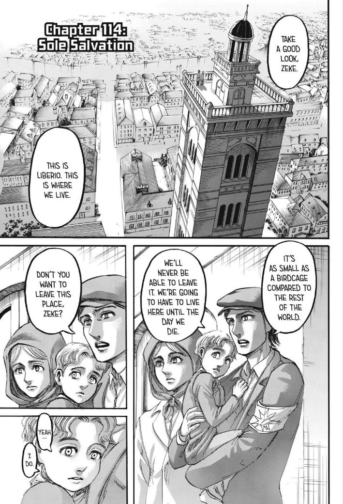 Attack On Titan Wiki Attack On Titan Chapter 114 Sole Salvation Is Now Out On Crunchyroll Read It Here T Co Ln0hbokpyw