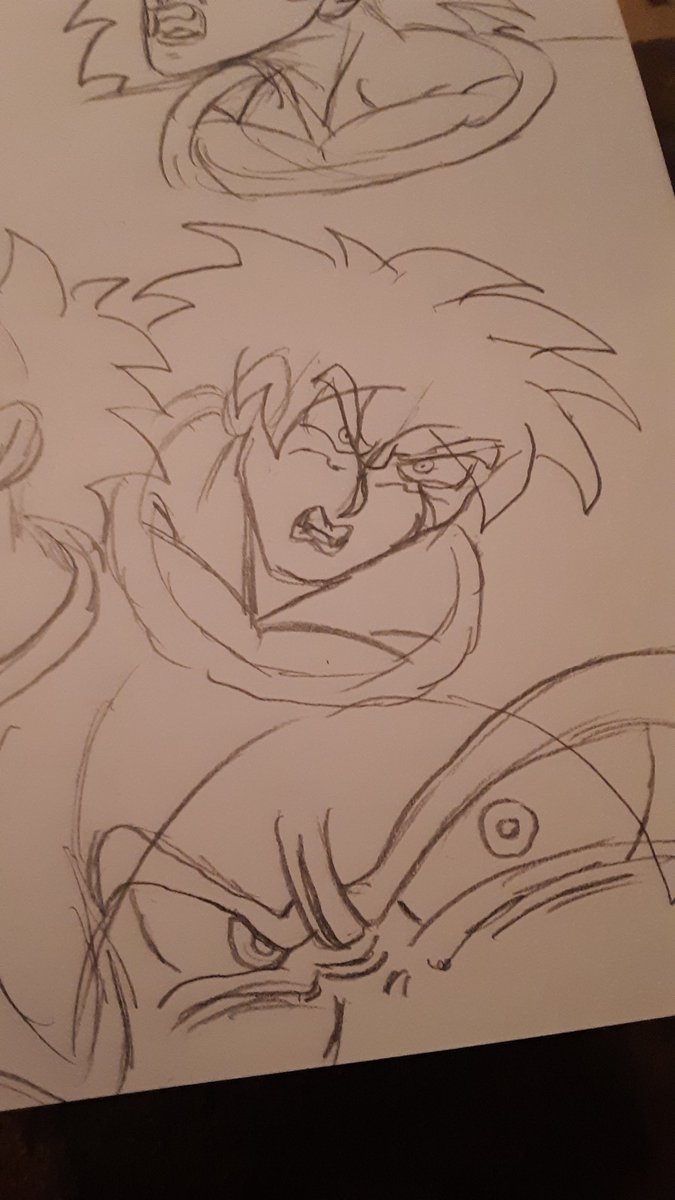 JCLofi's tweet photo. I finally finished my Broli expression sheet. I love drawing this angry boi. #GOBROLY https://t.co/lUeG9KD2OG