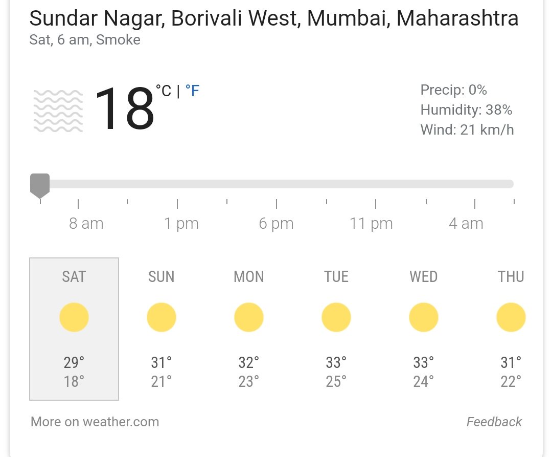 Me: Sir, I need leave.. Planned a trip to ladakh
Boss: Bitch please
Me: π£
#mumbaiweather