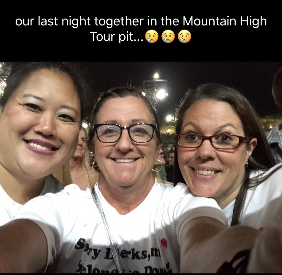 MLGinNC07's tweet photo. Counting the days (& hours & minutes & seconds 😂) till I see my girls again!!! #FlashbackFriday #MountainHighTour #HotCountryKnights #TeamDoug #TeamTrevor #CaliforniaNights #BurningManTour #DBFFs #DierksBentley https://t.co/5iTsbqKOZk