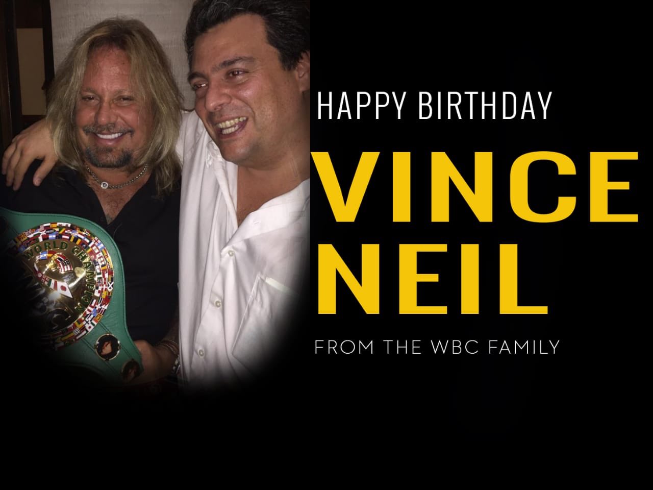 . happy birthday to my good friend Vince Neil ! 