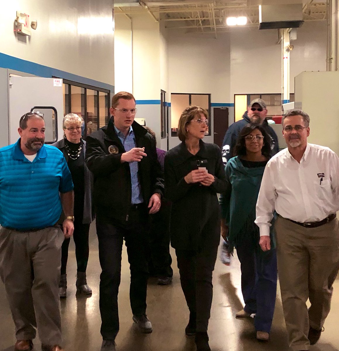 DerekGrier's tweet photo. We have some innovative programs in #Missouri to attract and retain jobs. Today, I visited @STLCCworkforce to take a deep dive into @Boeing ‘s workforce training. Then we visited Natoli manufacturing to see another program in action. #OneStart will make them even better!! #MOLeg https://t.co/9LBuhkjyf2