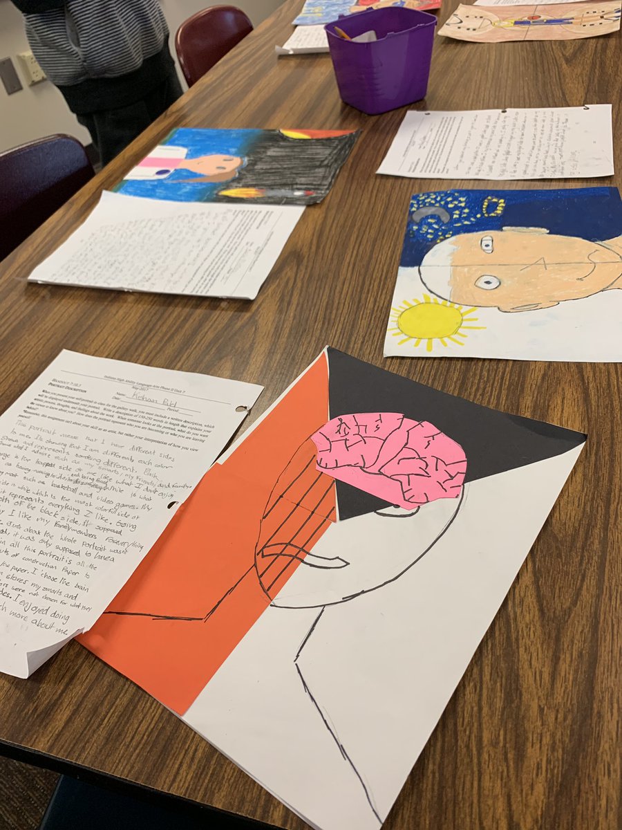 MrsGlant's tweet photo. Reflecting on and creating our current selves. Looking forward to next week as we move on to our discussions of creating the best version of our “future” selves. @Mrs_Blasdel #Proud2bMIS https://t.co/TexhFwMML4