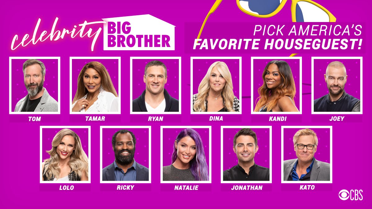 CBSBigBrother's tweet photo. NOW is the time! Vote for the #BBCeleb Houseguest you think deserves to win $25K: https://t.co/iXDiJIQcIU #AFHG https://t.co/j0X9jRBDor