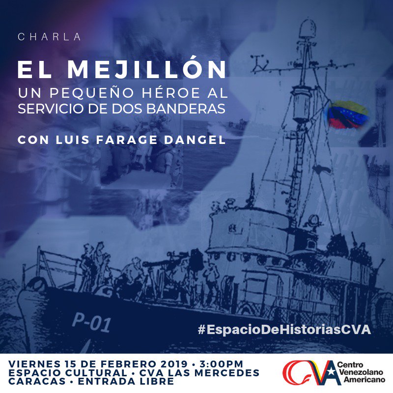 Seas_Org_Ve's tweet photo. Patrullero ARV "Mejillón" (P-01). Ayer un pequeño héroe al servicio de dos banderas. Hoy un lugar especial para la #arqueología submarina en Venezuela. #15feb conferencia en @cvalasmercedes a cargo del CN Luis Farage Dangel. ⚓️ https://t.co/z1vuiGTz6P