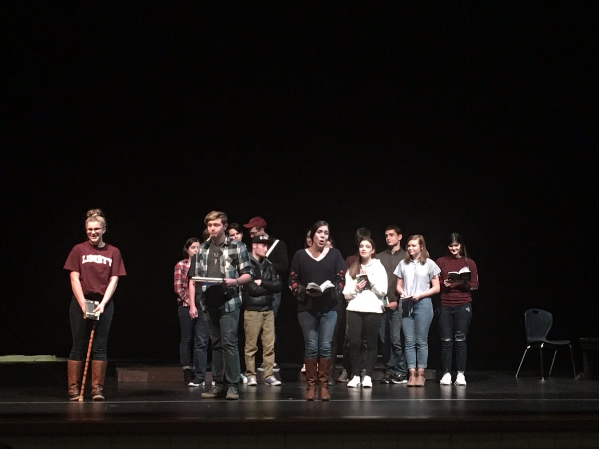 Rehearsal. I love my job and these kids. ❤️🎭❤️